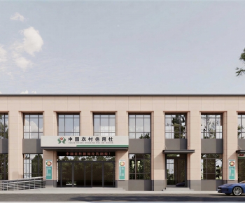 Modern Facade Element-ID:727307088