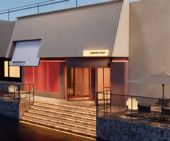 Modern Facade Element-ID:848937999