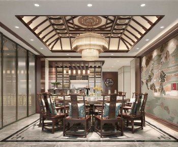 New Chinese Style Dining Room-ID:152258985