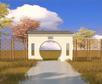 Chinese Style Courtyard/landscape-ID:206774008