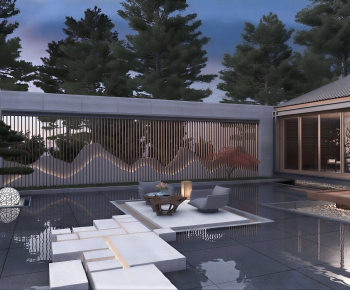 New Chinese Style Courtyard/landscape-ID:940690997