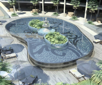 Modern Rockery Waterscape-ID:915112979