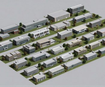New Chinese Style Architectural Bird's-eye View Planning-ID:153064975