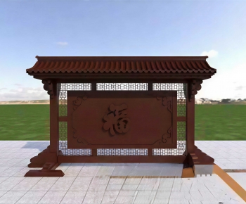 Chinese Style Landscape Wall-ID:742947105