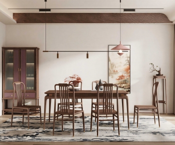 New Chinese Style Dining Room-ID:600183017