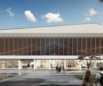 Modern Facade Element-ID:682672984