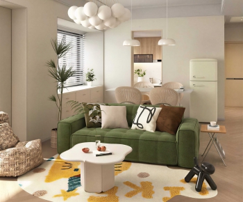 Modern A Living Room-ID:429167038