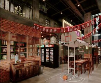 Industrial Style Hot Pot Restaurant-ID:347278126
