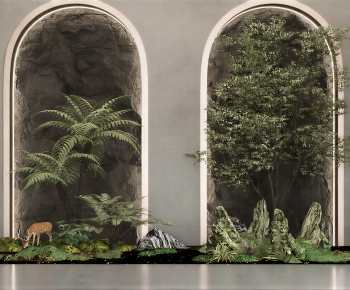Modern Plant Landscaping-ID:127852927