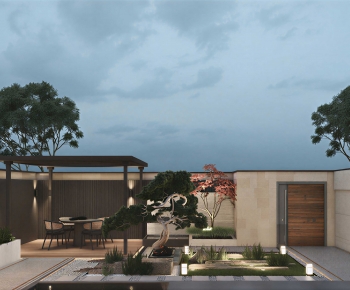 Modern Courtyard/landscape-ID:531034957