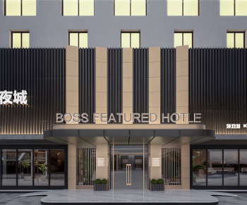 Modern Facade Element-ID:215027097