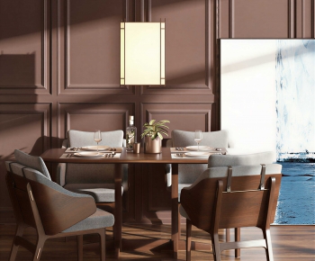 Modern Dining Table And Chairs-ID:679297923