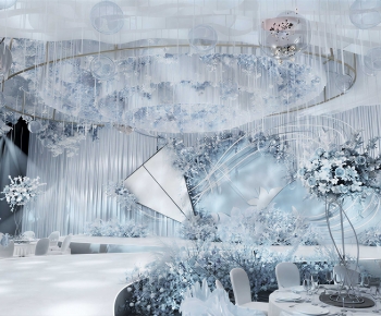 Modern Banquet Hall-ID:822196967