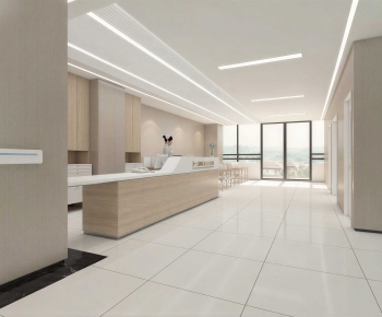 Modern Hospital Hall-ID:182356123