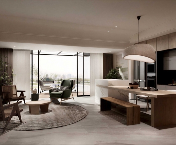Modern A Living Room-ID:965116029