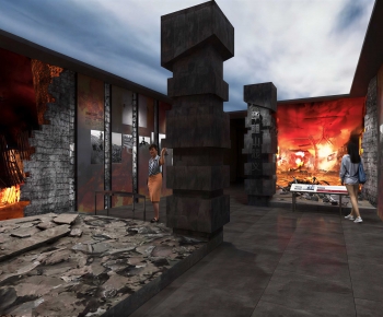 Modern Exhibition Hall-ID:140820989