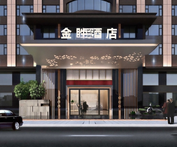 Modern Facade Element-ID:521859885