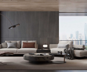 Modern A Living Room-ID:747621067
