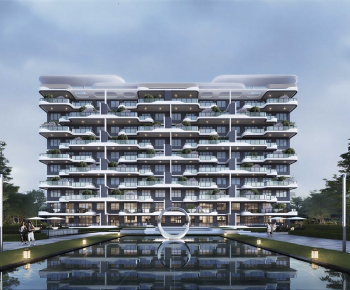 Modern Residential Building-ID:848706019