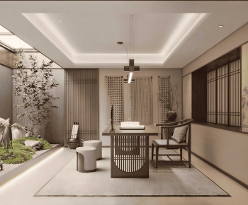 New Chinese Style Tea House-ID:361552955
