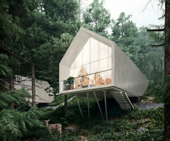 Modern Residential Building-ID:861787081