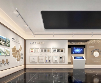 Modern Exhibition Hall-ID:565509083