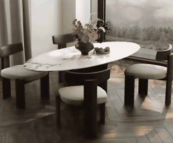 Modern Dining Table And Chairs-ID:566015013