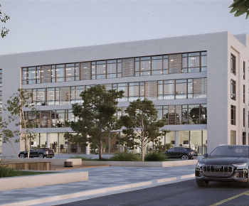 Modern Appearance Of Commercial Building-ID:191303972
