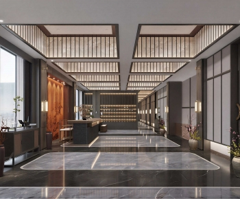 New Chinese Style Lobby Hall-ID:264435055
