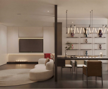 Modern A Living Room-ID:790570979
