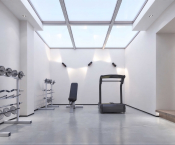 Modern Home Fitness Room-ID:843005903