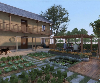 Chinese Style Courtyard/landscape-ID:399419072