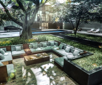 Modern Courtyard/landscape-ID:208231939