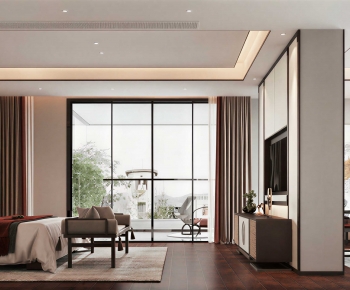 New Chinese Style Bedroom-ID:206932077