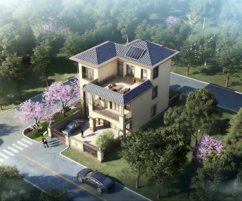 New Chinese Style Detached Villa-ID:662321093
