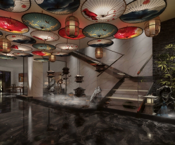 New Chinese Style Lobby Hall-ID:510314943