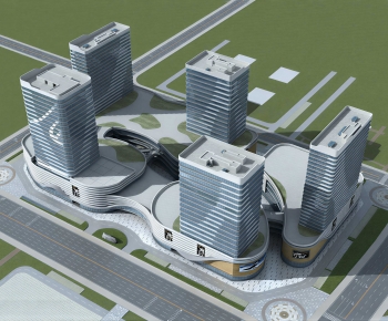 Modern Architectural Bird's-eye View Planning-ID:335218911
