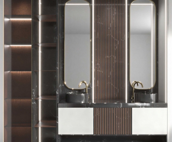 Modern Bathroom Cabinet-ID:197031026