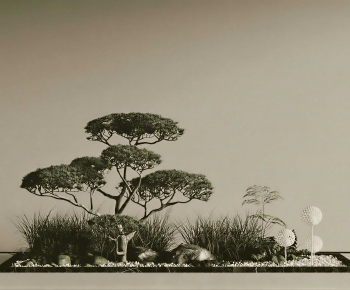 New Chinese Style Plant Landscaping-ID:644783975