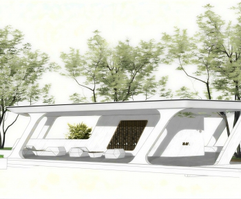 Modern Building Appearance-ID:108670958