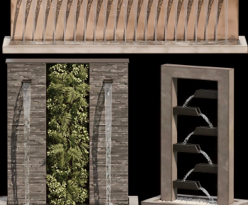 Modern Rockery Waterscape-ID:796901947