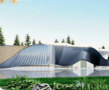 Modern Architecture Of Artistic Style-ID:323189025