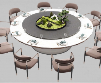 New Chinese Style Dining Table And Chairs-ID:400295971