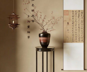 New Chinese Style Potted Green Plant-ID:415067913