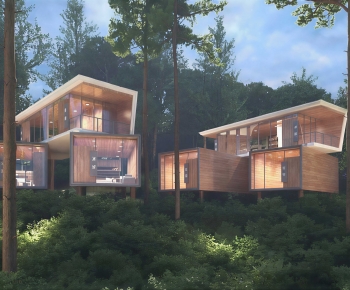 Modern Villa Appearance-ID:214567908