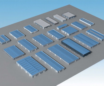 Modern Industrial Building-ID:208374988
