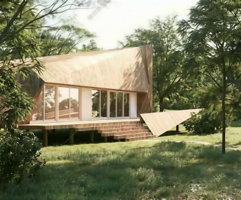 Modern Building Appearance-ID:303443912