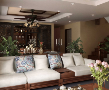 Southeast Asian Style A Living Room-ID:172789131
