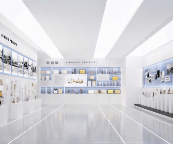 Modern Exhibition Hall-ID:215311051