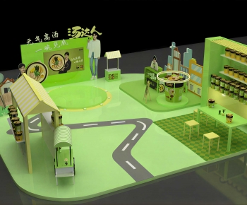 Modern Exhibition Hall-ID:808840048